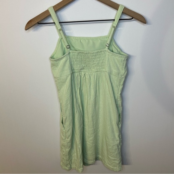 Abercrombie Kids Mint Green Sleeveless Fully Lined Linen Sheath Dress Size 11/12 - Picture 5 of 9